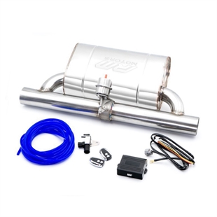 RM Motors Elliptical Silencer with Vacuum Valve EVP01 Pipe diameter - 63,5 mm, Valve type - vacuum