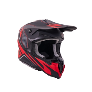 Barn ATV & Crosshjälm - Röd