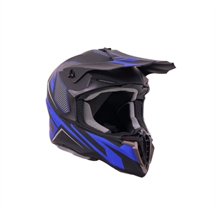 Barn ATV & Crosshjälm - Blå