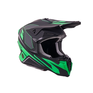 Barn ATV & Crosshjälm - Grön