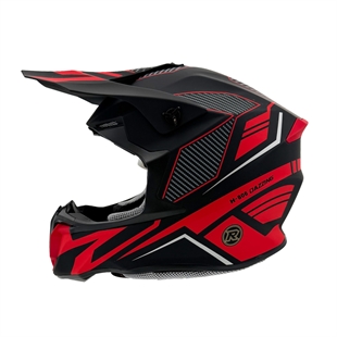 Barn ATV & Crosshjälm - Röd