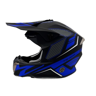 Barn ATV & Crosshjälm - Blå