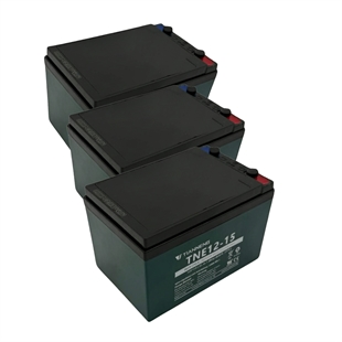 Batteri 12V 12AH (3 ST)
