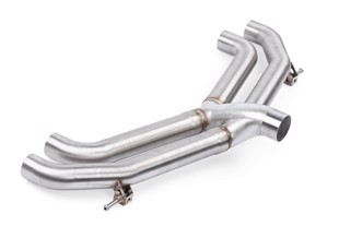 APR Axleback Exhaust System (VALVELESS) without Valves & Rear Mufflers VW Golf 7 R