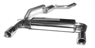 TA-Technix Duplex Catback Avgassystem i rostfri stål till Ford Focus II