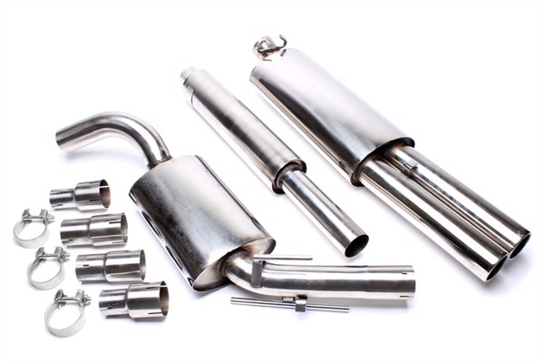 TA-Technix Catback Avgassystem i rostfri stål till VW Golf 2 