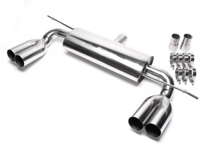 TA-Technix Duplex Sportljuddämpare bak i rostfritt stål till VW Golf 5