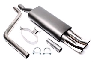 TA-Technix Sportljuddämpare Bak till VW Polo 86C