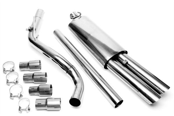 TA-Technix Catback Avgassystem i rostfri stål till VW Golf 2