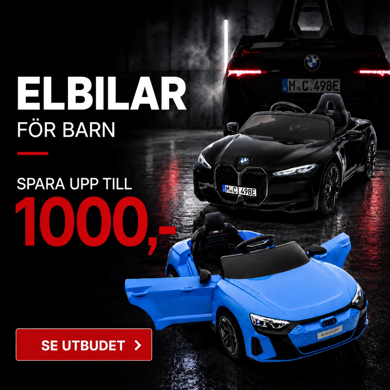 erbjudande el fordon för barn