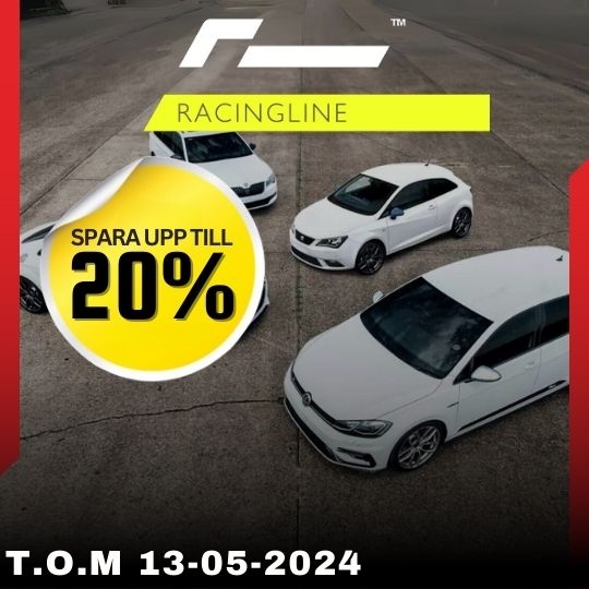 Spara upp till 20% på Racingline och ge din bil en uppgradering