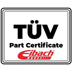 Eibach TÜV Godkännande
