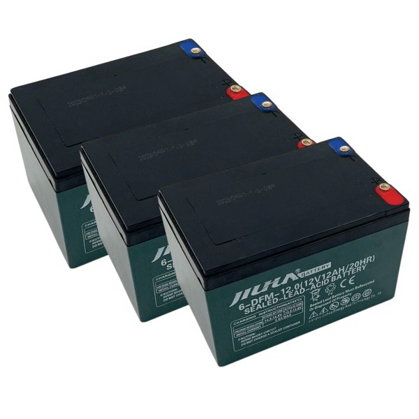 Batteri 12V 12AH (3 ST)