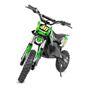 Dirt Bike / El Crosser Borstlös motor, 1200W - 48V Li-ion - Grön