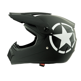 Barn ATV & Crosshjälm - Svart