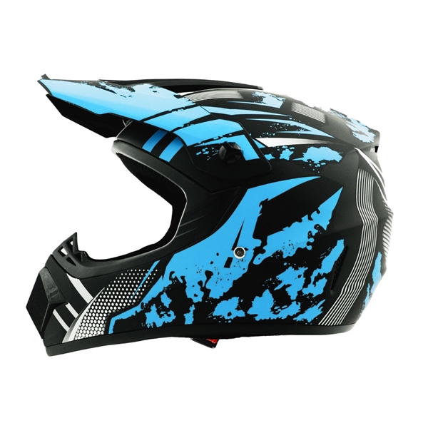 Barn ATV & Crosshjälm - Blå