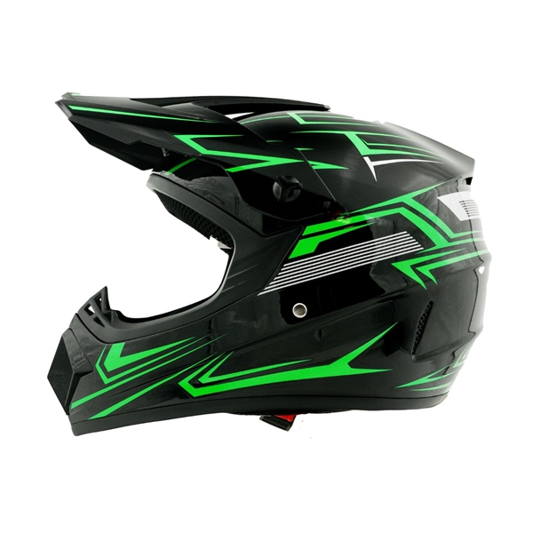 Barn ATV & Crosshjälm - Grön