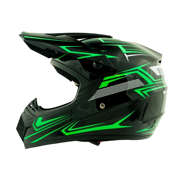 Barn ATV & Crosshjälm - Grön