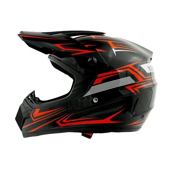 Barn ATV & Crosshjälm - Röd