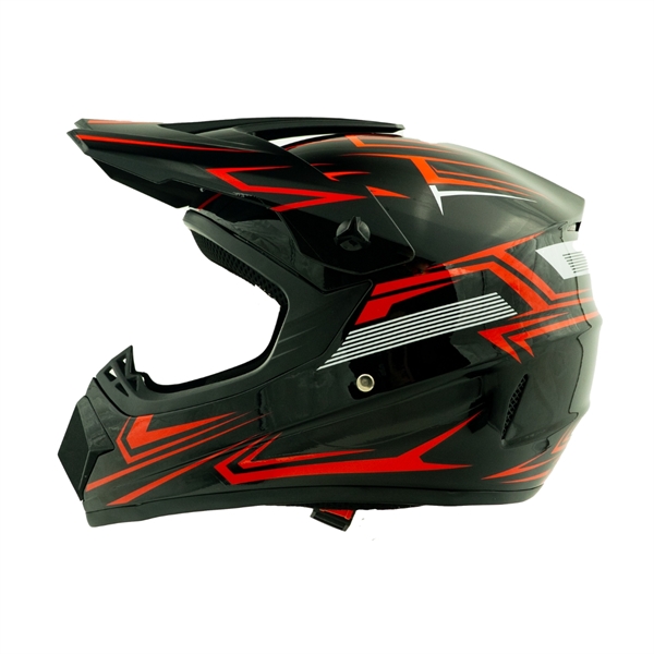 Barn ATV & Crosshjälm - Röd