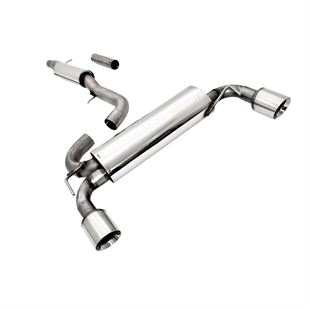 Friedrich Motorsport 3 tum (76 mm) Dubbelt System VW Golf IV