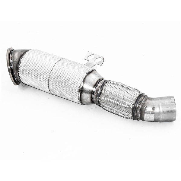 Friedrich Motorsport 90 mm Downpipe med 200-Cellers Sportkatalysator I Rostfritt Stål