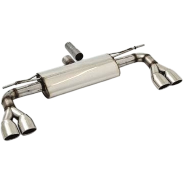 Friedrich Motorsport Duplex Sportavgassystem Bakre Ljuddämpare Audi A3 8V Sportback Framhjulsdrift