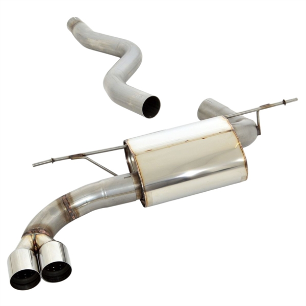 Friedrich Motorsport 76 mm Sportavgassystem I Rostfritt Stål Bakre Ljuddämpare BMW 3-serie F30 / F31