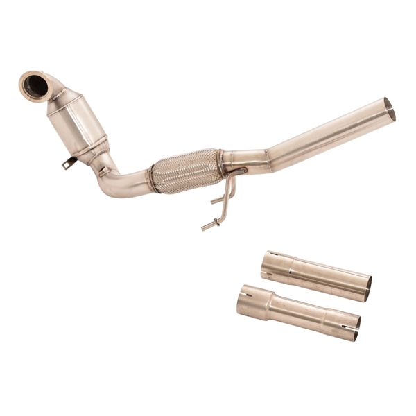Friedrich Motorsport 63,5 mm Downpipe med Sportkatalysator i Rostfritt Stål