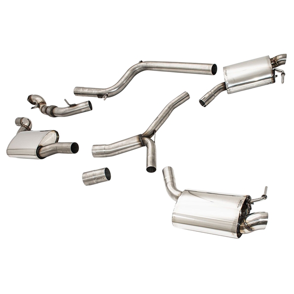 Friedrich Motorsport 76 mm Duplex Avgassystem till Audi A4 B9 (B8/8W) Framhjulsdrift