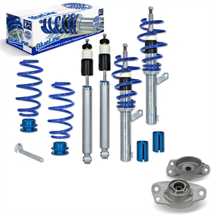 JOM Blueline Coilovers Med Domcap-set Audi A3 (8P)