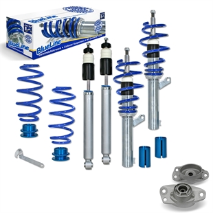 JOM Blueline Coilovers Med Domcap-set Audi A3 (8P)