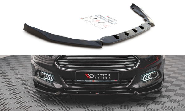 Maxton Front Splitter Ford Mondeo Mk5 - Gloss Black