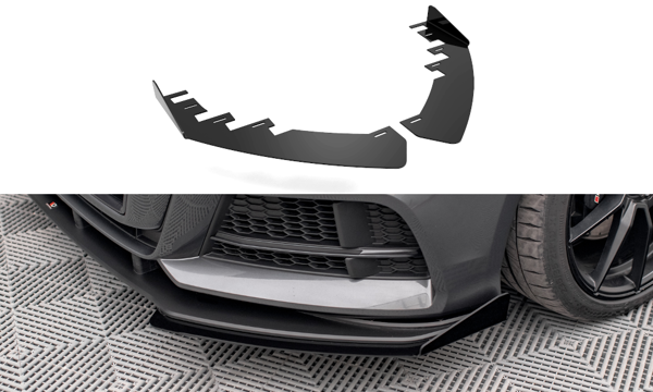 Maxton Front Flaps Audi S3 / A3 S-Line Sportback 8V Facelift
