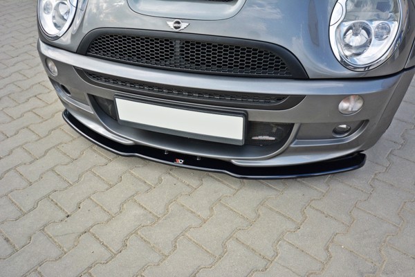 Maxton Front Splitter Mini R53 Cooper S Jcw - Gloss Black