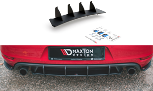 Maxton Racing Durability Rear Diffuser V.2 Volkswagen Golf Gti Mk6 - Red