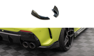 Maxton Rear Side Splitters V.6 For BMW 1 F40 M-Pack/ M135I - Gloss Black