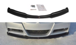 Maxton Front Splitter V.1 BMW 3 E90 Mpack - Gloss Black