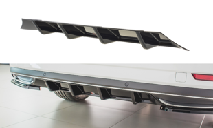 Maxton Rear Valance Skoda Superb Mk3 Fl - Gloss Black