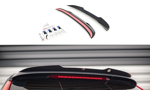 Maxton Spoiler Cap Volvo V90 Mk2 - Gloss Black