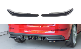Maxton Rear Side Splitters Skoda Scala - Gloss Black
