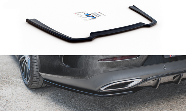 Maxton Central Rear Splitter Mercedes-Benz Cls Amg-Line C257 - Gloss Black