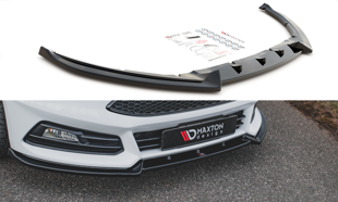 Maxton Front Splitter V.4 Ford Focus St Mk3 Facelift - Gloss Black