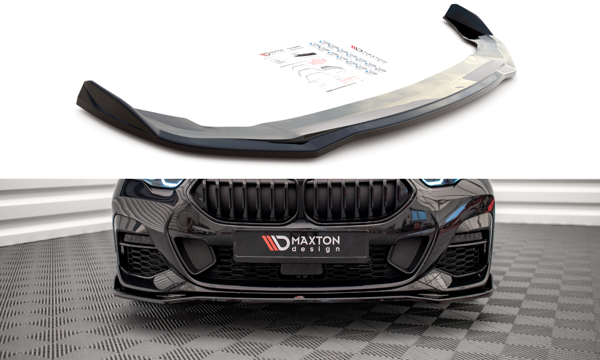 Maxton Front Splitter V.3 BMW 2 Gran Coupe M-Pack / M235I F44 - Gloss Black