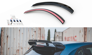 Maxton Spoiler Cap Mercedes A35 Amg  Hatchback W177  - Gloss Black