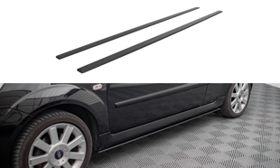 Maxton Street Pro Side Skirts Diffusers Ford Fiesta St Mk6 - Black