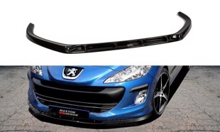 Maxton Front Splitter Peugeot 308 Preface Model - Gloss Black
