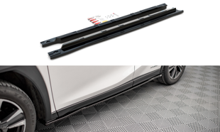 Maxton Side Skirts Diffusers Lexus Ux Mk1 - Gloss Black