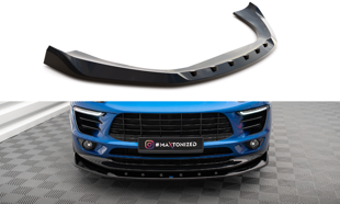 Maxton Front Splitter V.1 Porsche Macan Mk1 - Gloss Black