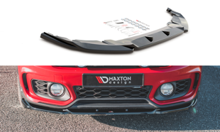 Maxton Front Splitter V.2 Mini Countryman Mk2 F60 Jcw - Gloss Black